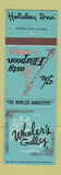 Matchbook Cover - Whaler's Galley Holiday Inn Fresno CA