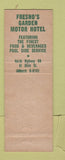 Matchbook Cover - Hotel El Rancho Fresno CA