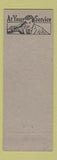 Matchbook Cover - Mobil oil gas Lange's Cheyenne WY