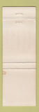 Matchbook Cover - Lord Bunbury Boston MA restaurant WEAR