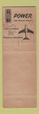 Matchbook Cover - Cities oil gas Penn Economy Oil Bedford PA