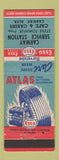 Matchbook Cover - Esso oil gas Carway AB Atlas Tires Batteries