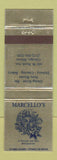 Matchbook Cover - Marcello's Chicago IL