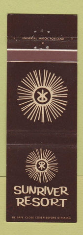 Matchbook Cover - Sunriver Resort OR