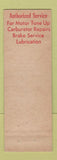 Matchbook Cover - Tyre Shop Tires St Paul MN