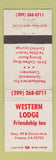 Matchbook Cover - Western Lodge Friendship Inn Fresno CA WEAR