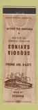 Matchbook Cover - Sequoia Savings Fresno CA