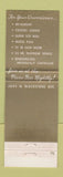 Matchbook Cover - Manchester Motel Fresno CA