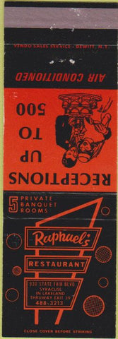 Matchbook Cover - Raphael's Restaurant Lakeland FL