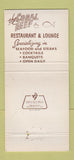 Matchbook Cover - The Coral Reef Little Creek DE 30 Strike