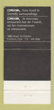 Matchbook Cover - Cordoba Restaurant Bar Kirkland QC 30 Strike