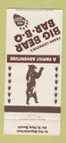 Matchbook Cover - Frank Cannova's Big Bear BBQ St Petersburg FL  30 Strike
