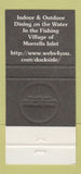 Matchbook Cover - Capt Dave's Dockside Restaurant Murrells Inlet SC 30 Strike