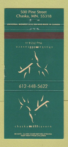 Matchbook Cover - Chaska Mill Tavern MN 30 Strike