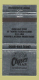 Matchbook Cover - Chase's Place Restaurant North Myrtle Beach SC 30 Strike