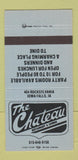 Matchbook Cover - The Chateau Restaurant Iowa Falls IA 30 Strike