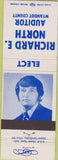 Matchbook Cover - Elect Richard North Auditor Wyandot County