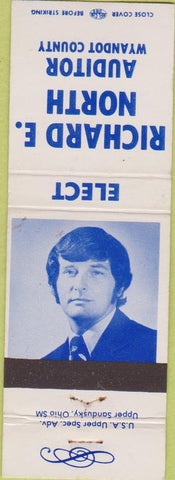 Matchbook Cover - Elect Richard North Auditor Wyandot County