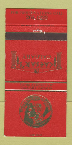 Matchbook Cover - Caesar's Calgary AB WEAR 30 Strike