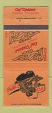 Matchbook Cover - Caf' Casino Scottsdale Phoenix AZ 30 Strike