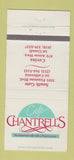 Matchbook Cover - Cafe Chantrell's Restaurant Covina South Gate CA 30 Strike
