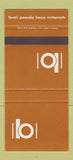Matchbook Cover - Bino's Pancake House Restaurants SAMPLE Canada 30 Strike