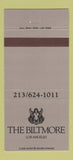 Matchbook Cover - The Biltmore Hotel Los Angeles CA 30 Strike