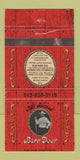Matchbook Cover - Bill Tassos' Barn Door San Antonio TX WEAR 30 Strike