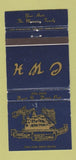 Matchbook Cover - Captain Williams House Dennisport MA WEAR 30 Strike