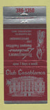 Matchbook Cover - Club Casablanca Lincoln Park MI 30 Strike