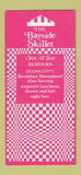 Matchbook Cover - Bayside Skillet Ocean City MD Crepe 30 Strike