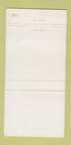 Matchbook Cover - Cosy Restaurant Tavern Burlington ON 30 Strike