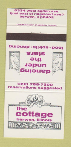 Matchbook Cover - The Cottage Berwyn IL 30 Strike