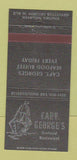 Matchbook Cover - Capt George's Seafood Restaurant Hampton VA 30 Strike