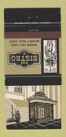 Matchbook Cover - The Bistro Beverly Hills CA 30 Strike
