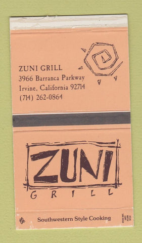 Matchbox - Zuni Grill Irvine CA