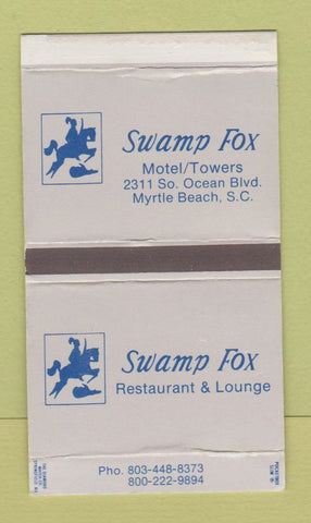 Matchbox - Swamp Fox Myrtle Beach SC Motel Restaurant