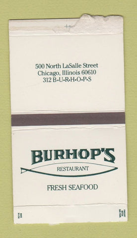 Matchbox - Burhop's Restaurant Chicago IL