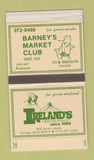 Matchbox - Barney's Market Club Chicago IL Ireland's