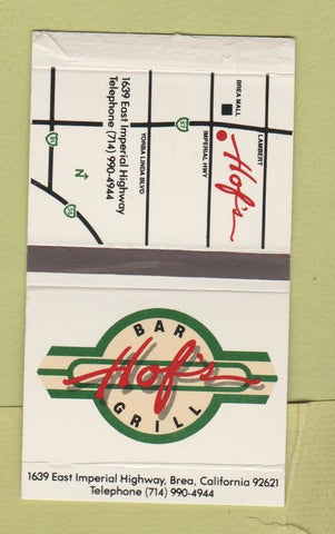 Matchbox - Hof's Bar Grill Brea CA