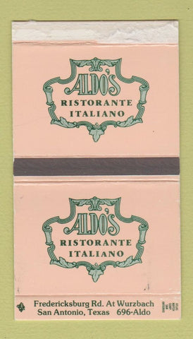 Matchbox - Aldo's Ristorante Italian San Antonio TX