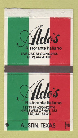 Matchbox - Aldo's Italian Restaurant Austin TX