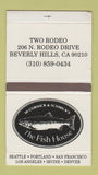 Matchbox - McCormick Schmick's Fish House Los Angeles Portland Denver Seattle