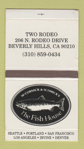Matchbox - McCormick Schmick's Fish House Los Angeles Portland Denver Seattle