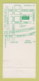 Matchbook Cover - Bishop's Restaurant Lawrence MA GREEN FONT 30 Strike