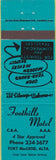 Matchbook Cover - Foothills Motel Fort MacLeod AB