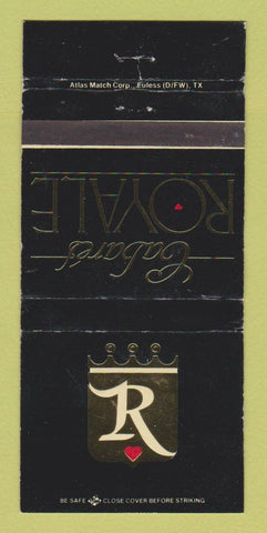 Matchbook Cover - Cabaret Royale Dallas TX WEAR 30 Strike
