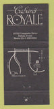 Matchbook Cover - Cabaret Royale Dallas TX WEAR 30 Strike