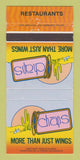 Matchbook Cover - Chaps Restaurants Canada? 30 Strike