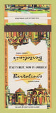 Matchbook Cover - Bertolini's Atlanta GA Charlotte NC Washington DC 30 Strike